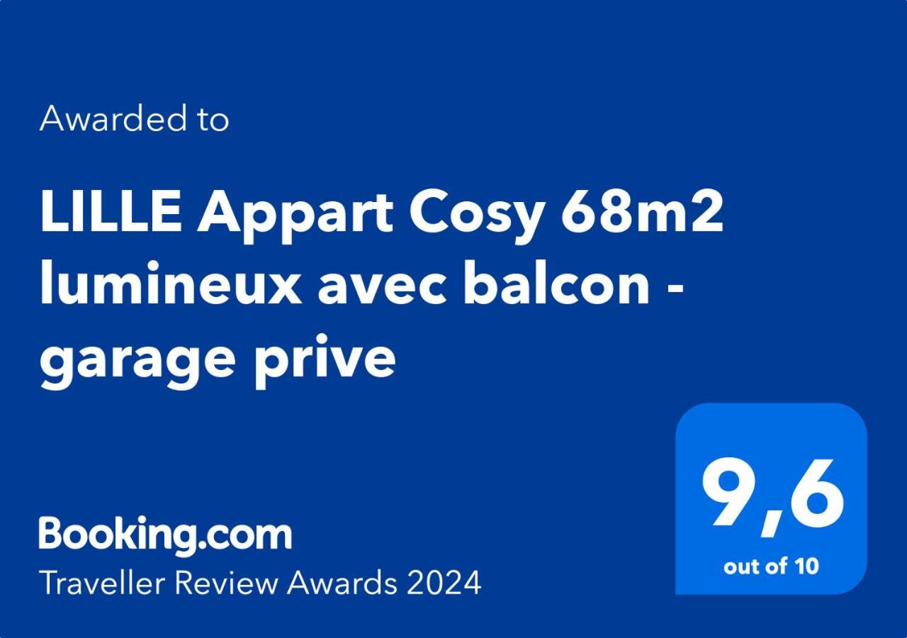 Lille Appart Cosy 68M2 Lumineux Avec Balcon - Garage Prive Экстерьер фото